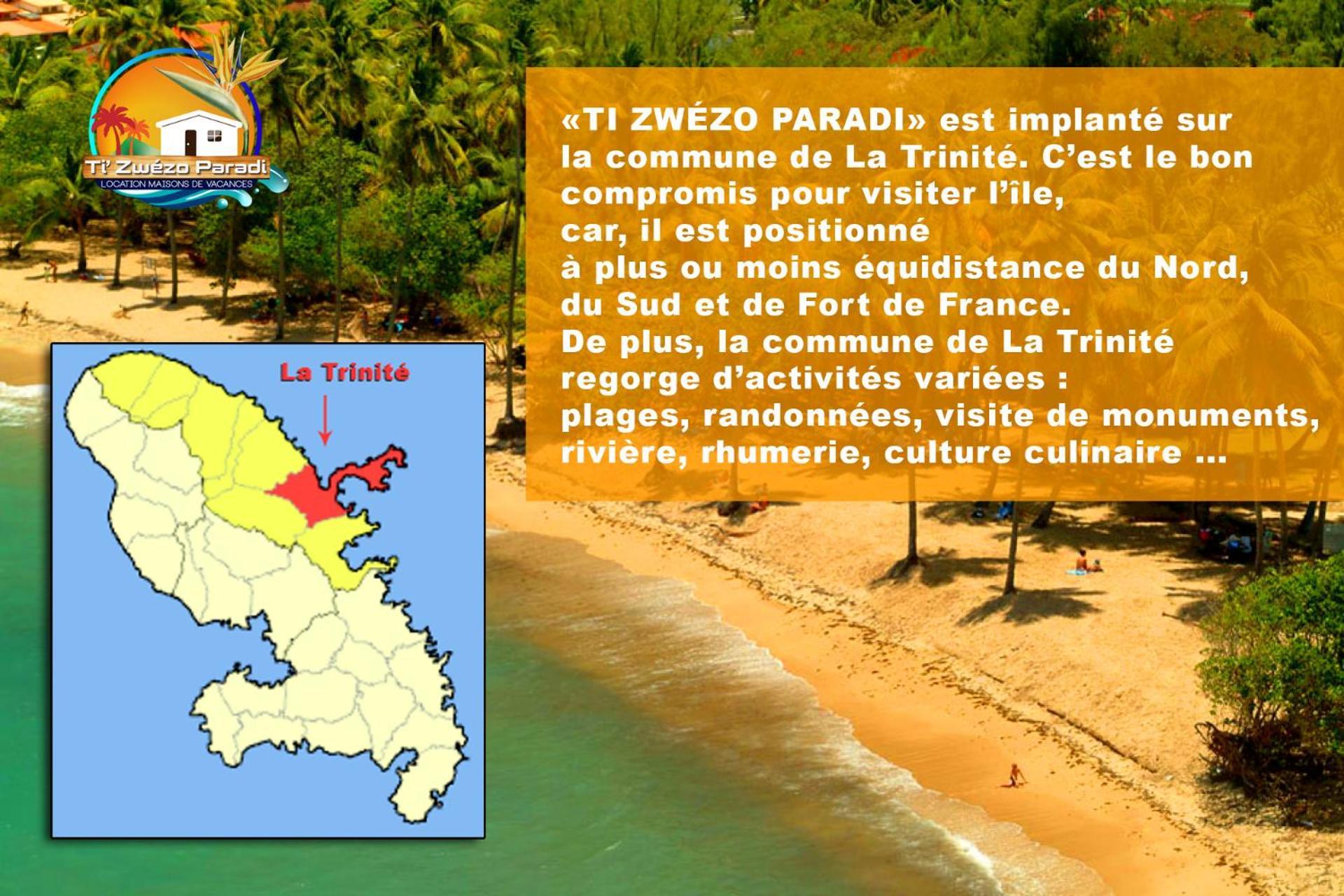 לה טריניטה F3 Hibiscus - Piscine Chauffee - Vue Mer - 9 Min De La Plage - Ti Zwezo Paradi מראה חיצוני תמונה